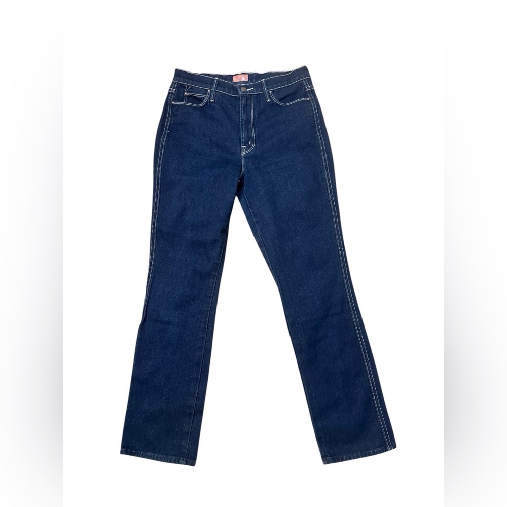 Mother Denim Double Dazzler Ooh Lala Skinny Blue Jeans Size 28 Runs Small EUC